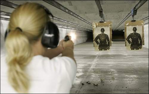 Woman Shooting At The Range Concealed Nation