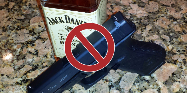 Is drinking while carrying a firearm a bad idea yes