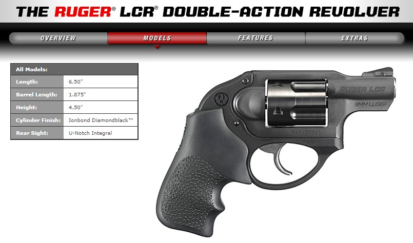 Ruger LCR 9mm