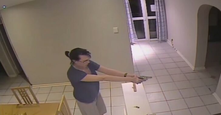 Intense Video Shows Home Invasion In Progress Armed Woman Fires At