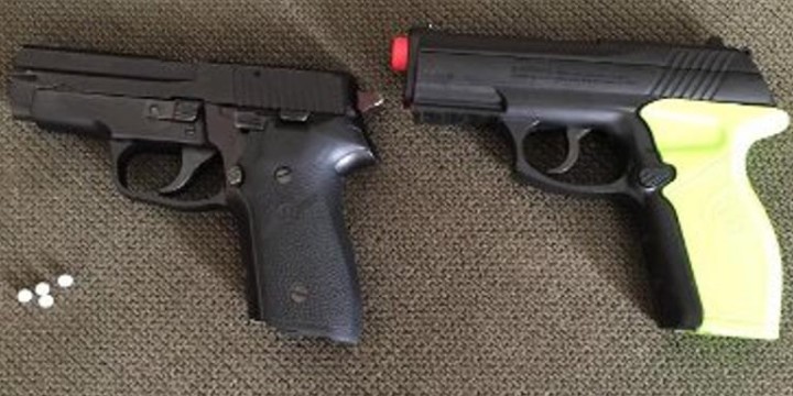 Deputy drops concealed firearm