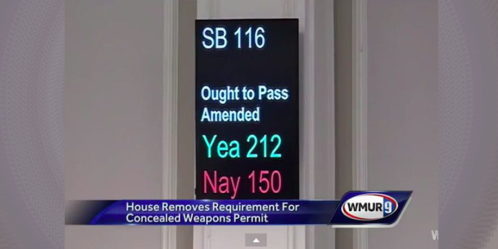 Senate bill 116 permitless concealed nh
