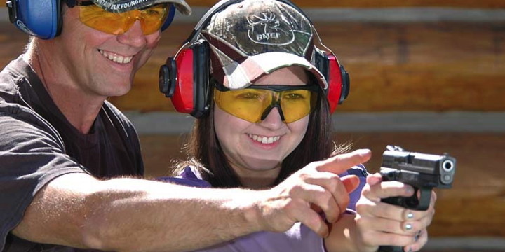 Father daughter pistol1