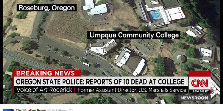 Oregon shooting tweet