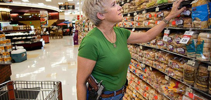 Open carry kroger courtesy