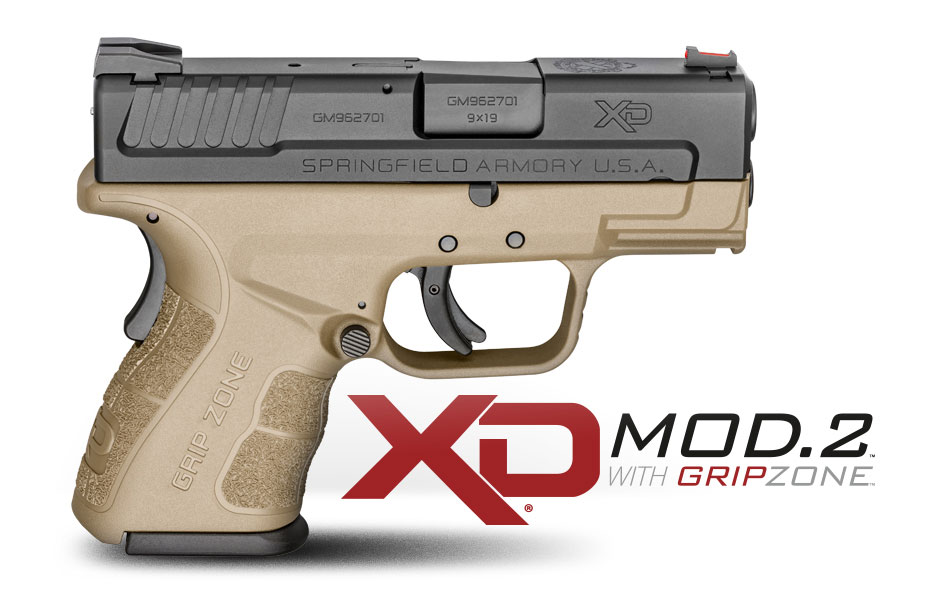 New From Springfield Armory Three New Xd® Mod2 Sub Compact Pistols In Flat Dark Earth