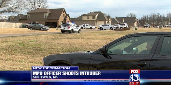 Memphis off duty police officer 2 kids defensive gun use