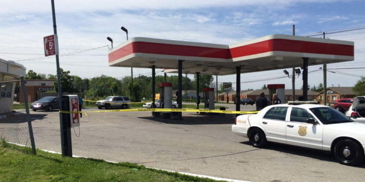 Armed robbery gas station