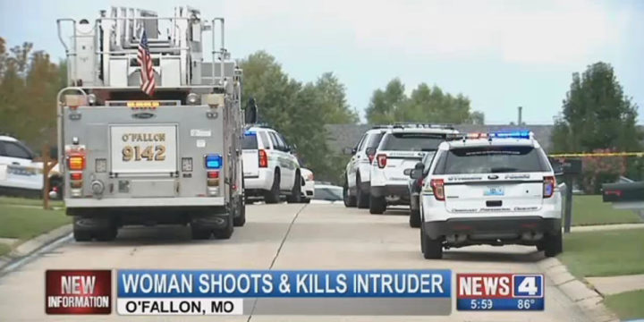 Murder witness shoots intruder