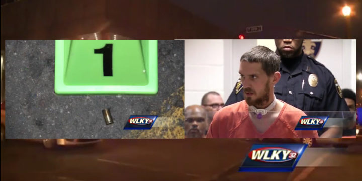 Robber shot in throat