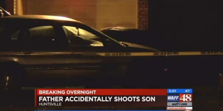 Huntsville alabama father shoots son