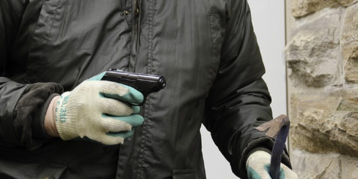 Stock photo burglar