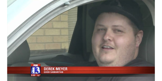 Concealed carrier Derek Meyer rescued a Utah police officer