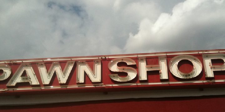 Pawn shop sign