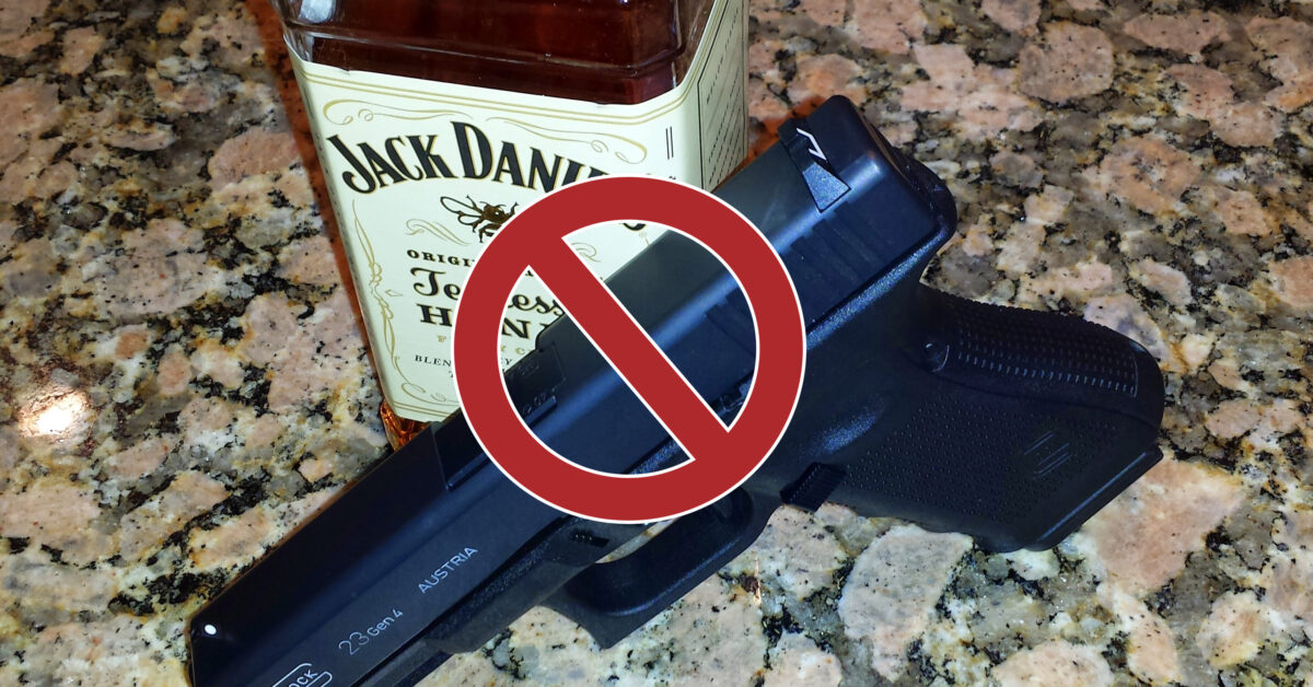Is Having A Drink An OK Thing To Do While You Are Carrying A Firearm