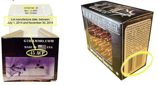 AMMO RECALL: G2 Research R.I.P. 45ACP Ammunition Could Cause 