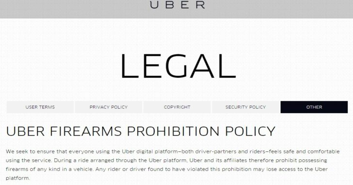 Uber Changes It’s Mind After Driver Saves Lives With Firearm, Enacts “No Firearms” Policy