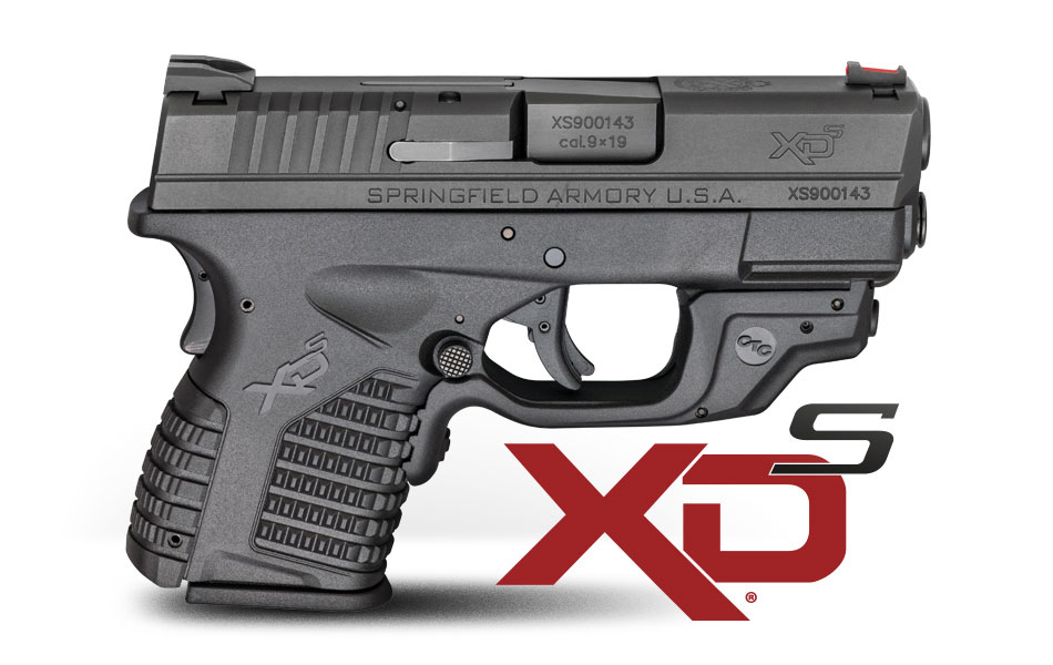New From Springfield Armory XDS Pistol With Crimson Trace Laserguard