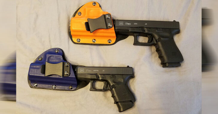 #DIGTHERIG – Martin and his Glock 27 and Glock 23 in Raw Dog Tactical Holsters