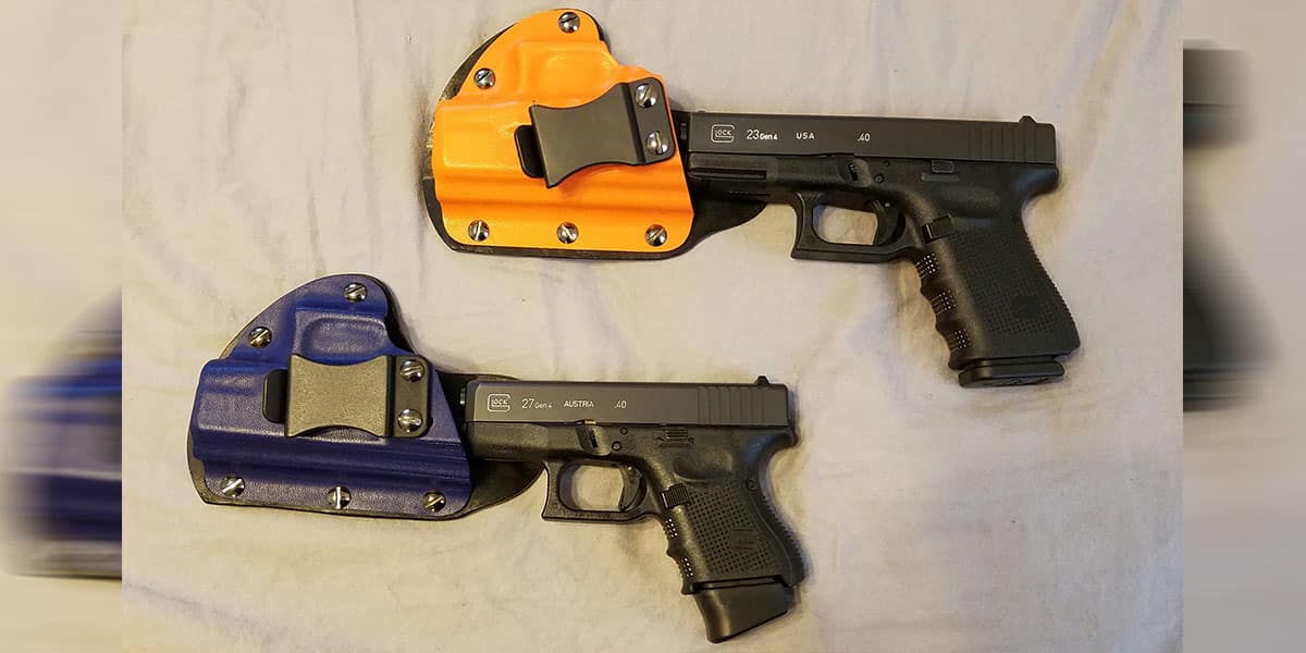 DIGTHERIG Martin And His Glock 27 And Glock 23 In Raw Dog Tactical