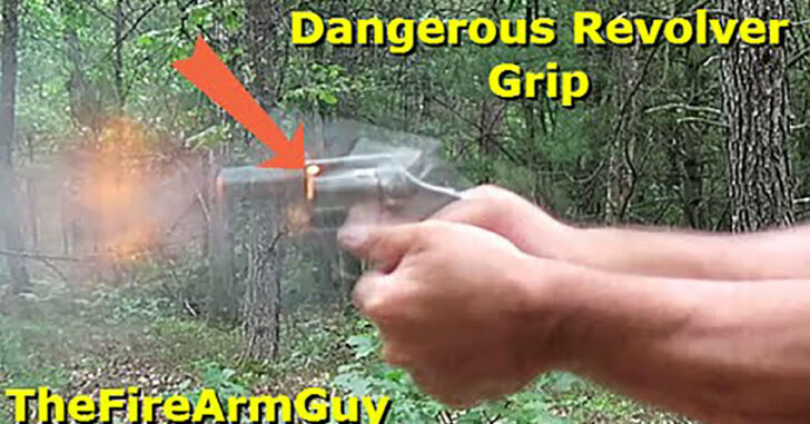 [VIDEO] See What Can Happen If Your Hand Is In The Wrong Spot While Firing A Revolver