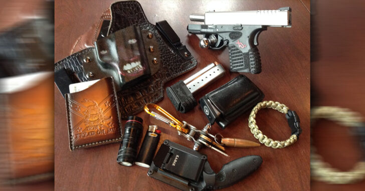 #DIGTHERIG – Nate and his Springfield XDs in a White Hat Holster
