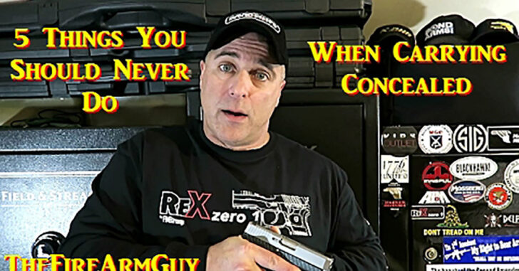 [VIDEO] 5 Things You Should Never Do When Carrying Concealed