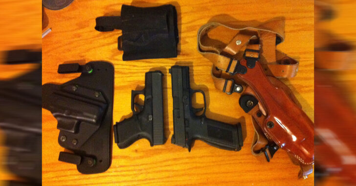 #DIGTHERIG – Connery and his Glock 26 or FN FNS 40 in a Galco Holster or Alien Hear Holster or DeSantis Holster