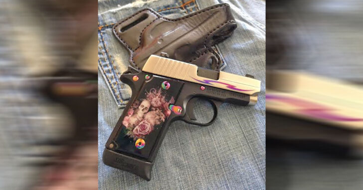#DIGTHERIG – Sherry and her Sig Sauer P238 Tribal