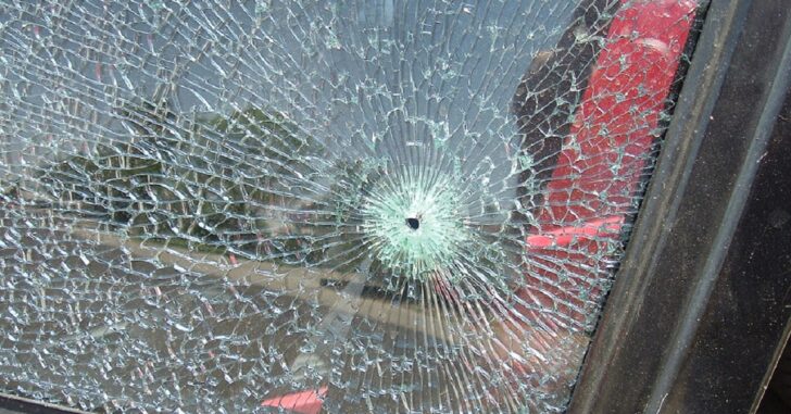 Man at Drive-Thru Blasts Through Window to Robbery Suspect