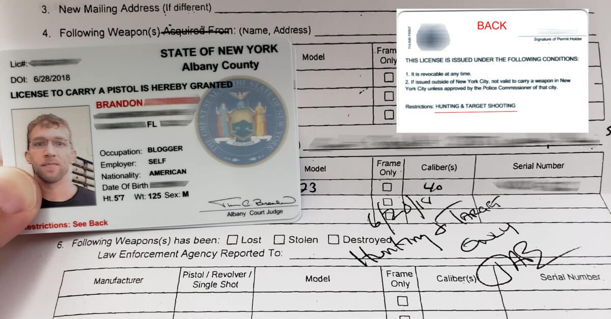 new york concealed carry permit non resident application