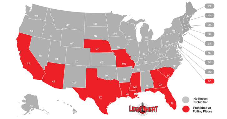 State-By-State: Can You Legally Carry A Firearm While Voting? 2020 UPDATE
