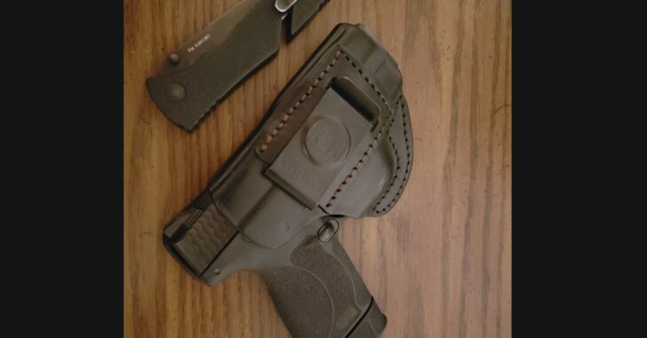 #DIGTHERIG – Sterling and his Smith & Wesson M&P 45 Shield in a Tagua Leather Holster