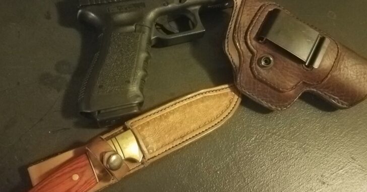 #DIGTHERIG – Will and his Glock 22c in a Custom Hand-Made Leather Holster