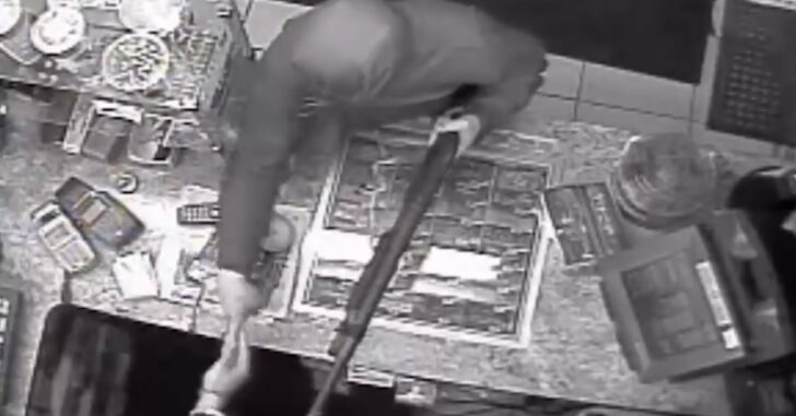 [VIDEO] Clerk Wins New Shotgun After Beating Armed Robber In Tug-Of-War