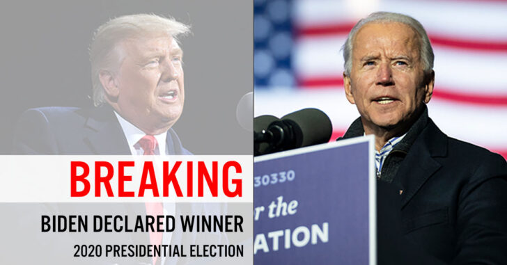 BREAKING: Biden Declared Winner of 2020 Presidential Election