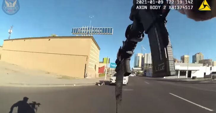 Intense Video Shows Officer Shooting Armed Man That Was Holding Gun To Baby In The Middle Of The Street