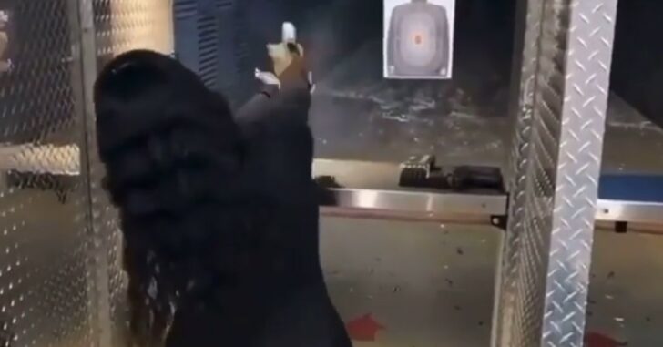 Can We Get A Range Officer?! Woman Shoots Uncontrollably At Range