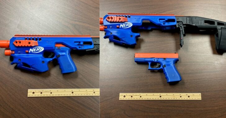 UPDATED: Glerf Gun? Deputies Seize 9mm Glock Cleverly Disguised as Nerf Gun