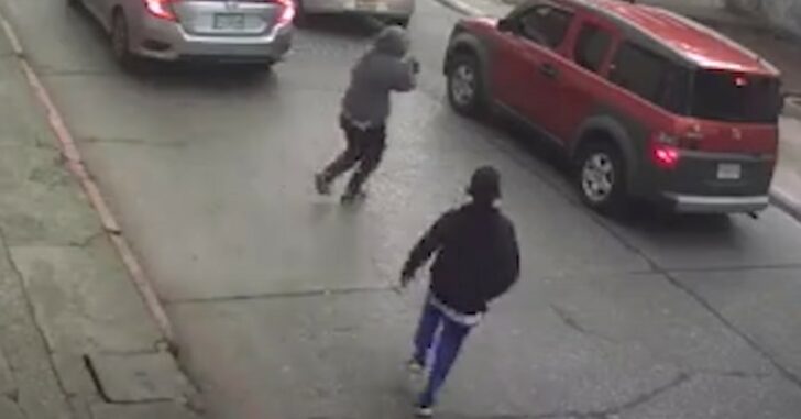 Video Shows The Last Time This Armed Robber Will Run, Because He’s About To Be Shot In The Spine By His Intended Victim