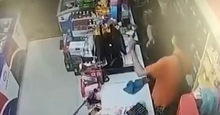 Armed Robber Has 6-Pack Broken Over His Head By Clerk Who Wasn’t Having It