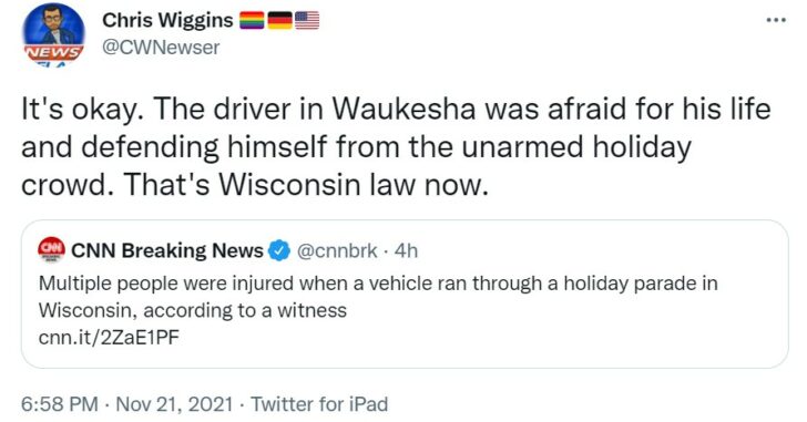 CBS Alum Reporter Tries To Compare Wisconsin Parade Tragedy With Kyle Rittenhouse