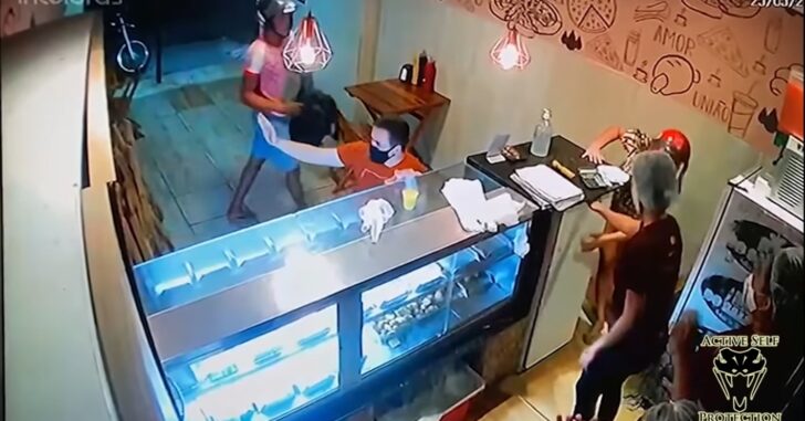 Armed Robbing Couple Meets Armed Customer, And Things Get Wild