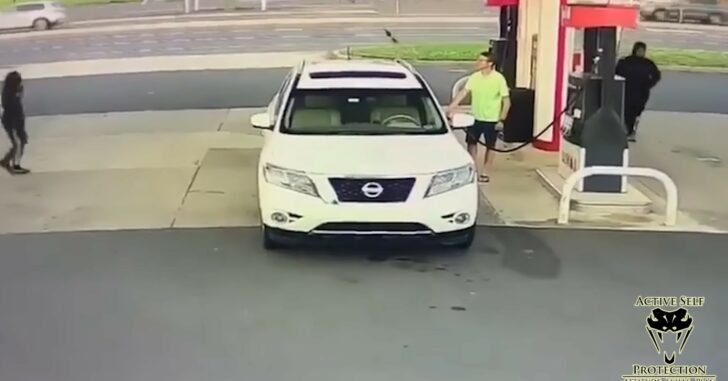 Teens Attack Man Pumping Gas, Take Off With His Vehicle