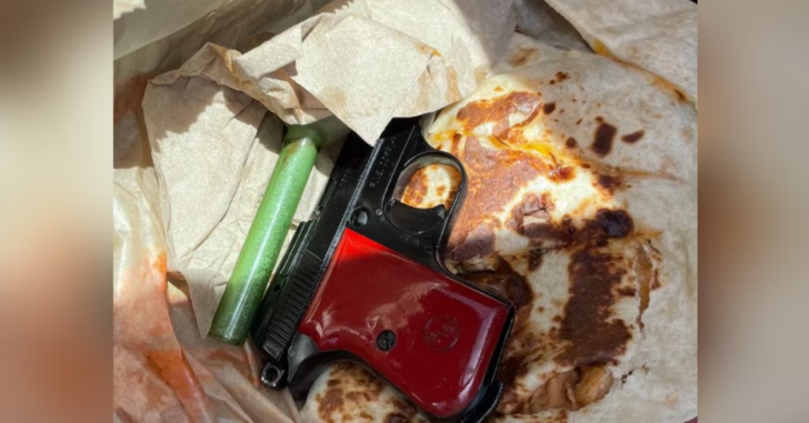 Mississippi Felon Arrested After Trying To Hide Handgun Inside Taco Bell Quesadilla