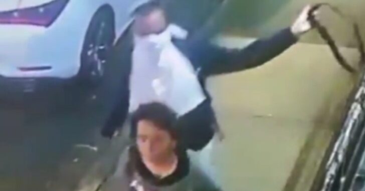GRAPHIC WARNING: Disturbing Video Shows Woman Being Attacked With Belt Around Neck