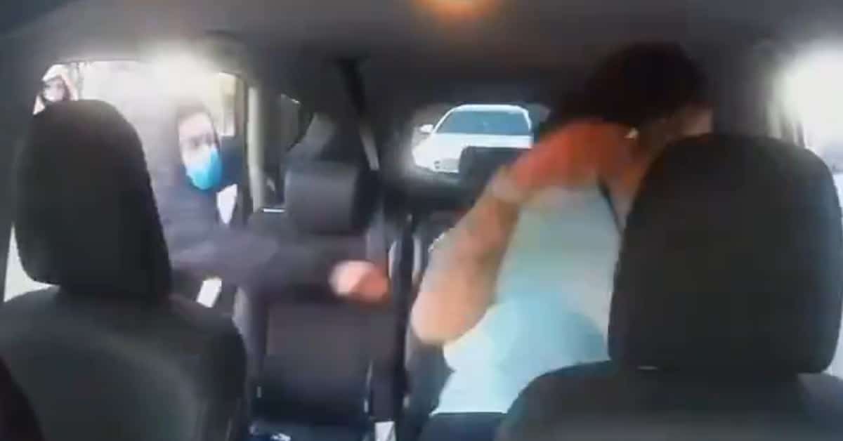 VIDEO: Guy Gets Attacked With Knife, Relies On Driver To Save Him