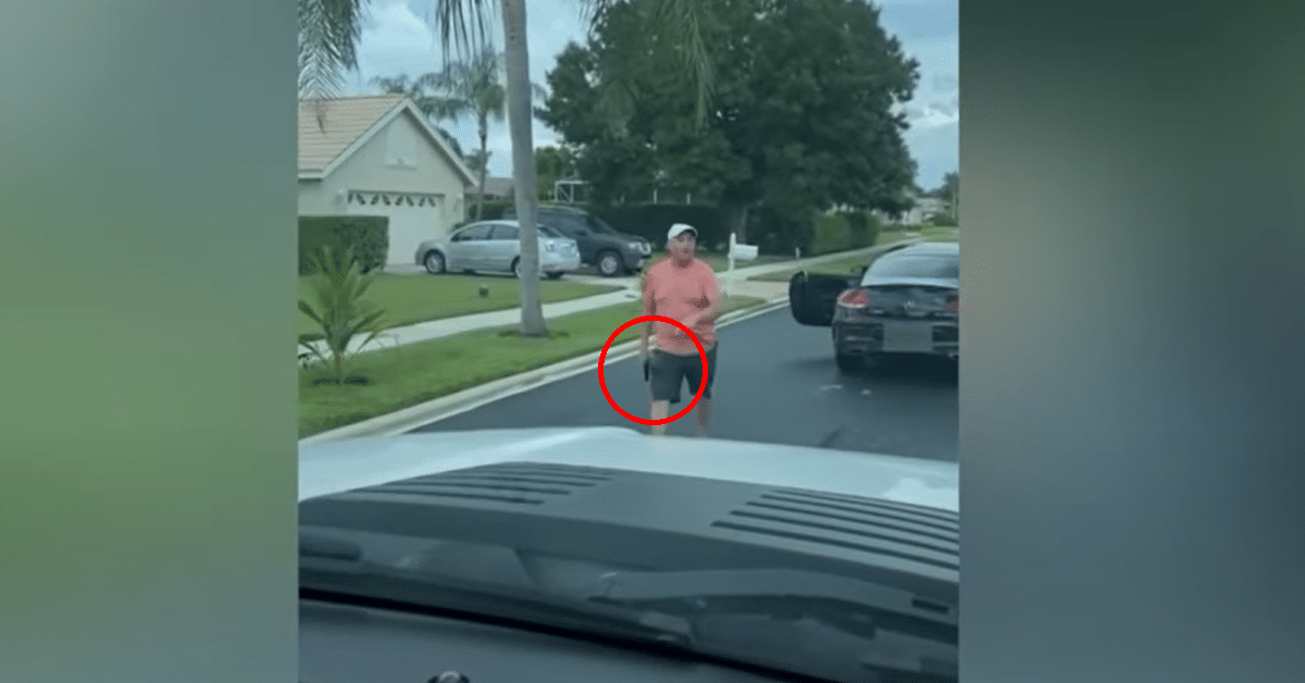 Insane Footage Shows Man Display Gun During Road Rage Incident, Target Had Gun Ready; How Would You Have Responded?