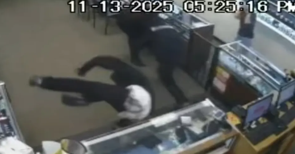 Dramatic Footage Shows Store Owner Shooting At Robbers In Madera